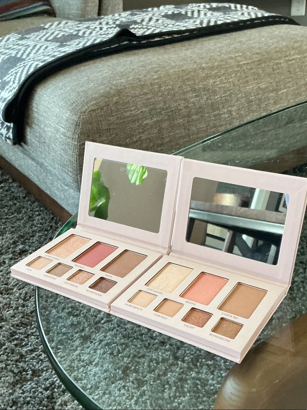 Wander Beauty Neutral & Peach Duo Eyeshadow Palette - Sun-kissed & Island Hop